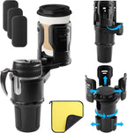 2 in 1 Car Cup Holder Expander, Multifunctional Expandable Car Cup with 360° Rotating Cup Holder Adapter Extender for Car with Adjustable Base Cup Holder Organizer for Large Water Cups and Drinks by HONUTIGE%E7%AB%8B%E5%8D%B3%E8%B4%AD%E4%B9%B0