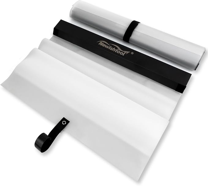 NEWISHTOOL Window Tint Tools Car Door Panel Cover, Tinting Guard Protection | Window Tint Door Panel Protector, Window Film Tint Application Panel Guard, Reusable PET Water Shield Sheets Black - Image 6