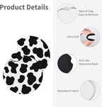 Cow Print 3pc car Set : Steering Wheel Cover + 2 Pc Car Coasters | neoprene Anti-Slip Breathable Universal 14.5-15.5 in for Suitable for Men Women - Image 7