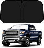 D-Lumina Windshield Sun Shade for 2014-2018 Chevy Silverado Crewcab Regularcab Extendedcab, Front Window Sunshade Sun Visor Protector Block UV Rays Heat, Foldable 2 Layers 210T Material by D-Lumina