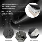 Car Seat Covers Full Set Custom Fit for Honda Civic 2000-2026 , Black&White | Premium Faux Leather, Waterproof, Anti-Slip, Airbag Compatible, Breathable, Car Seat Protectors, 2 Rows 5 Seats - Image 7