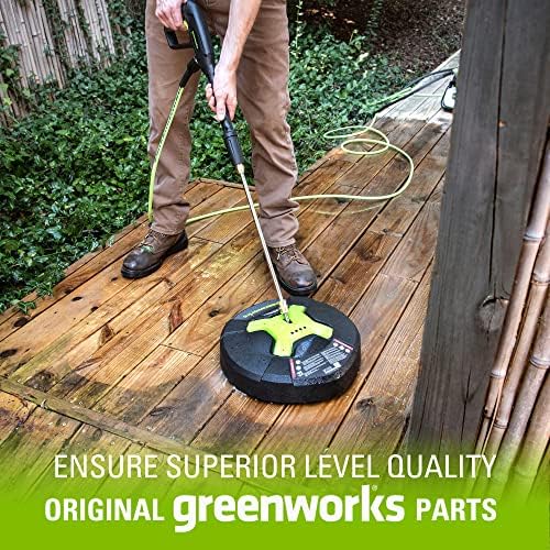 GreenWorks 5210902 15" Extension Included Surface Cleaner, Green - Image 5