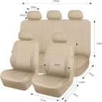 Flying Banner Car Seat Covers Front Seats Rear Bench Polyester car seat Protectors Easy installations Rear Bench Split Classic Man Lady Truck - Image 2