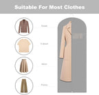 Dress Bags for Gowns Long, 60'' Garment Bags, Suit Bag for Storage and Travel, 2 Pack (Grey) - Image 3