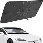 Car Windshield Sunshade Umbrella – Sun Shade for car Windshield Blocks UV Rays & Heat, Keeps Interior Cool, Foldable Sun Visor Cover with Universal Fit for Front Windows(56" L x 31" W) by Cocros