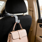 4PCS Car Seat Headrest Hook, Multi-Purpose Seat Back Hanger Purse Bag Handbag Organizer, Auto Interior Backseat Storage Hook Holder for Coat Hat Grocery Umbrella, Universal Fit (Gray) - Image 6