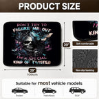 Car Trunk Mat for SUV, 29"x39" Halloween Gothic Skull Cargo Liner Protector | All Weather Universal Cargo Liners for Dogs, Car Accessory for SUVs/Sedan/Wagons, Durable Non-Slip Washable Rear Cargo Mat - Image 2