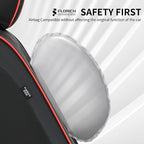 FLORICH Leather Car Seat Covers, Automotive Seat Cover 2 Pack Waterproof Seat Covers for Cars Driver Seat Cover Protectors Universal Fit for Most Cars SUV Trucks Vehicles, Black&Red Line - Image 4