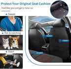Front Seat Covers Custom Fit for Kia NIRO 2017-2026,Black&Brown | Luxury Faux Leather, Waterproof, Anti-Slip, Airbag Compatible, Breathable, Car Seat Protectors, 1 Row 2 Seats - Image 5