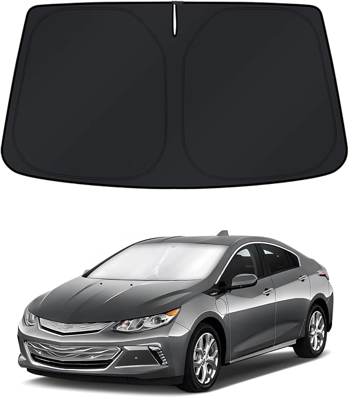 KUST Windshield Sun Shade for Chevrolet/Chevy Volt 2016–2019 Window Accessories Shade Sun Cover Foldable Block UV Rays Keep Car Cooler by KUST