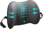 Cooling Lumbar Support Pillow for Office Chair,Memory Foam Car Back Cushion | Cool-Touch Lumbar Pillow Lower Back with Adjustable Straps, Ergonomic Chair Back Pillow for Office, Car, Gaming Chairs by BYMECOST