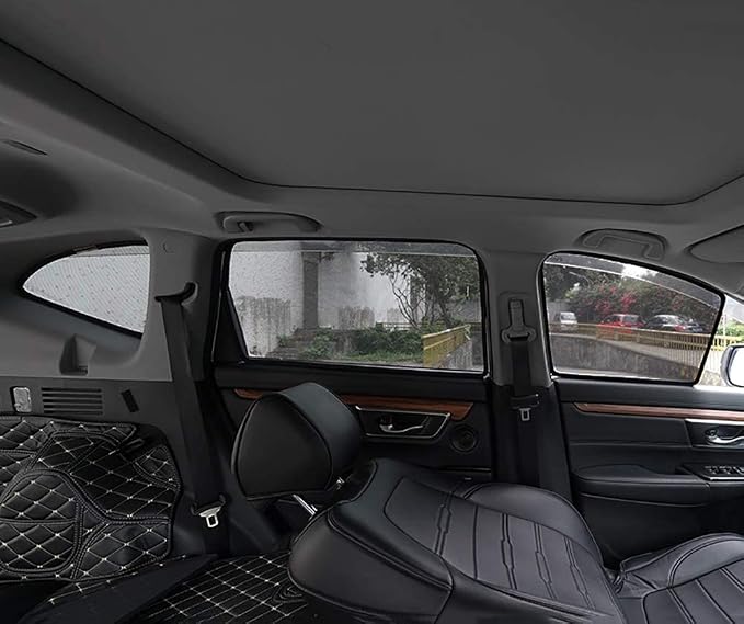 Bwen Car Sun Shade Fit for Honda CRV 2017-2022, Magnetic Side Window Shades for CRV, Custom Fit Car Shades for Side Window for Blocks UV Rays Sun Protection for Camping, 4 pcs,Black - Image 3