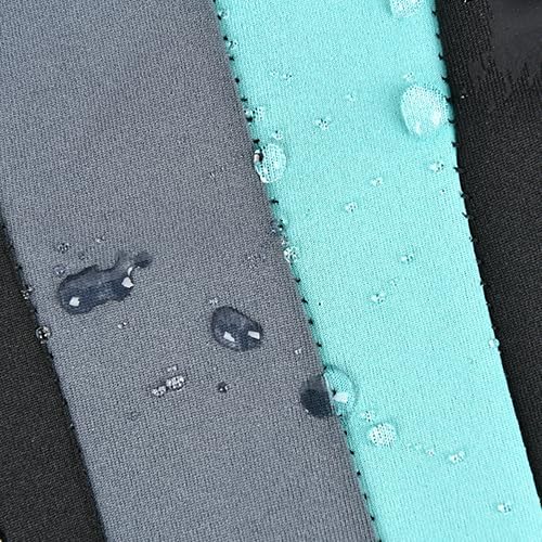 CAR PASS AquaShield Neoprene Waterproof Car Seat Covers Front Seats Only, High Back Bucket Seat Covers,Airbag Compatible,Seat Covers for Women Girl, Universal Fit for Auto Truck Van SUV (Black Mint) - Image 6
