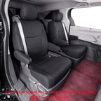 Sienna Seat Covers Custom Fit for 2021-2026 Toyota Sienna LE/XLE (8-Seater),2nd Row Bench w/Removable Seat,Breathable UV-Resistant Polyester Car Seat Protector (Full Set,Black) - Image 6