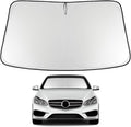 Proadsy Custom Fit 2010-2016 Benz E Class Windshield Sun Shade, Blocks Heat | 240T Heat Shield, Drops Temp 54°F, Blocks 99% UV, Prevents Dashboard Cracking, Summer Parking & Beach Trips, Easy Twist-Fold by Proadsy