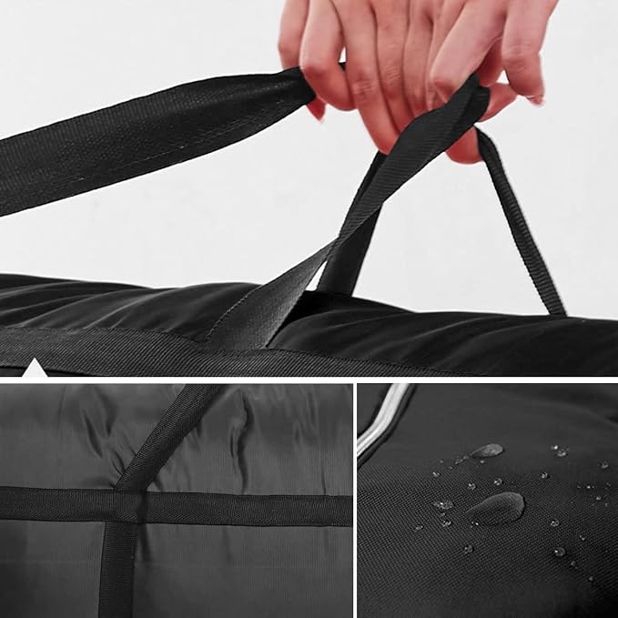 Heavy Duty Storage Bag with Handles for Moving & Storage (60Gal - 1 Pack) | Extra-Large Capacity for Bedding, Clothing, Blankets, Pillows & Bulky Household Items - Image 5