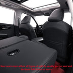 Full Set Car Seat Covers for Honda Odyssey 2011-2017,7-Seater,Faux Leather | for LX Only,2nd Row Captain Seats,Luxury Waterproof Seat Protector,Fit Like A Glove(Black) - Image 6