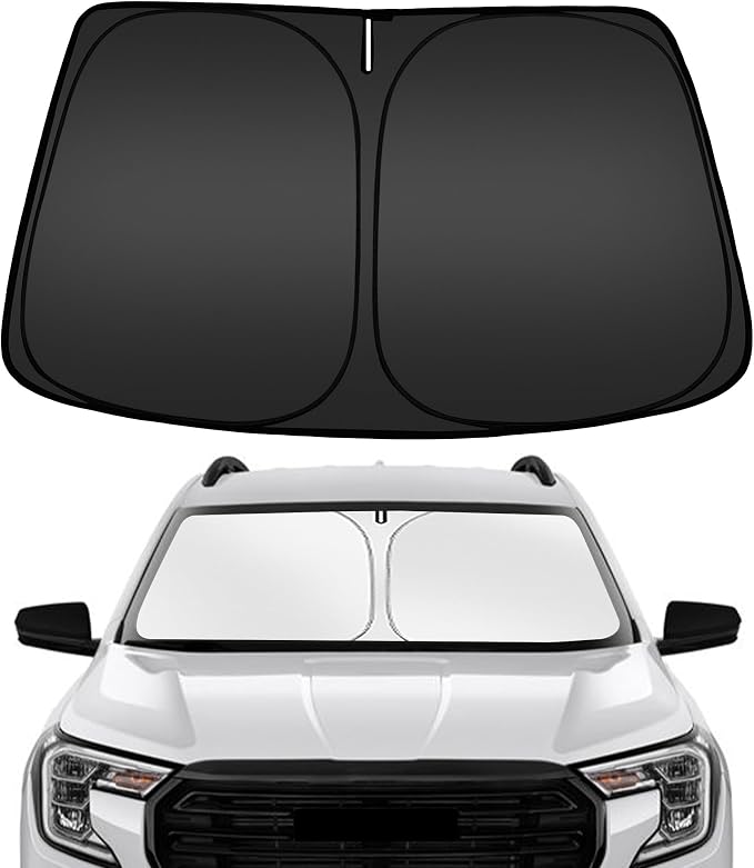 ARISMOTOR Windshield Sun Shade for GMC Terrain 2018-2025 | Custom Fit, Foldable, Front Window Sunshade Sun Visor Protector, Block UV Rays, Keep Car Cooler by ARISMOTOR