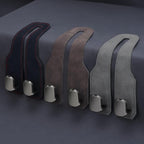 Car Purse Hook, Car Seat Headrest Hooks, Brown Leather 4 Pack | Car Purse Holder Hooks, Universal Car Hangers Seat Back Organizer Storage, Double Metal Hooks for Grocery Purses and Bags - Image 7