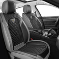 Fit for Toyota Corolla Cross Seat Covers 2022-2026,Premium Leather, 360° Full Protection, Thick Padding & Memory Foam, Waterproof & Stain-Resistant Car Seat Cover Front Set (2 Seat,Gray&Black) by Unknown