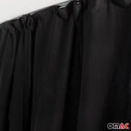 OMAC 54" x 71" Cab Divider Van Cabin Curtain Campervan Kit Black - Image 7