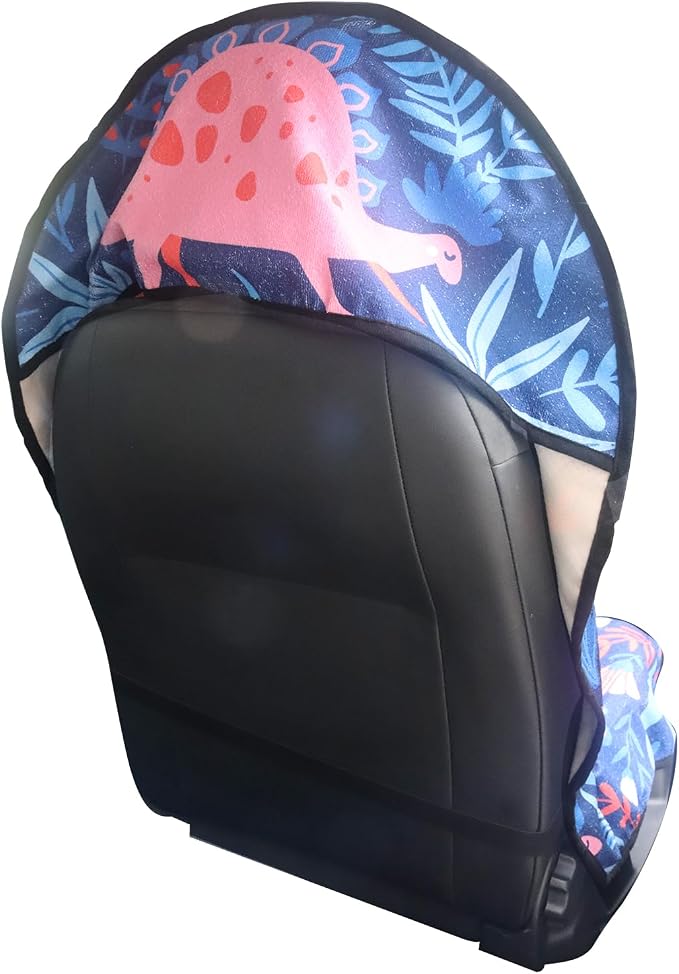 Car Seat Cover Protector Front Seats,for Gym Workout,Running,Swimming,Beach and Hiking,Waterproof Sweat Towel Bucket Seat Covers for Cars SUV Trucks (Dinosaur, 1Pcs) - Image 2