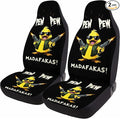GENANY Funny Duck Car Seat Covers, 2-Piece Front Seat Set | 2-piece polyester front seat cover set, each 35 x 21 x 21 inches, with adjustable straps and hooks by GENANY