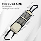 Car Seat Side Organizer, Seat Side Storage Pocket, Multifunctional Mesh Net Pocket, Car Multi-Pockets Backseat Organizer Side Hanging Bag for Storage Coins, Cell Phones, Glasses (Beige, 1PCS) - Image 2