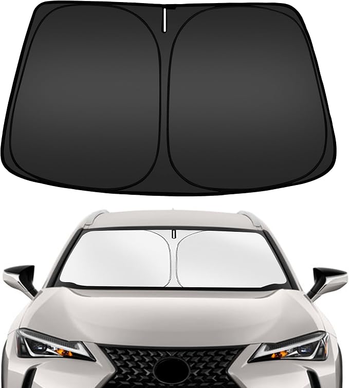 ARISMOTOR Windshield Sun Shade for Le-xus UX UX200 UX250h UX260h 2019-2026 | UX300h UX300e, Custom Fit, Foldable, Front Window Sunshade Sun Visor Protector, Block UV Rays, Keep Car Cooler by ARISMOTOR