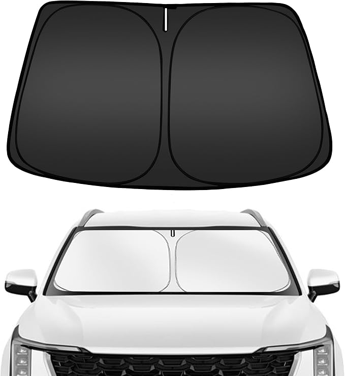 ARISMOTOR Windshield Sun Shade for Kia Sorento 2021-2025 2026 | Custom Fit, Foldable, Front Window Sunshade Sun Visor Protector, Block UV Rays, Keep Your Cooler by ARISMOTOR