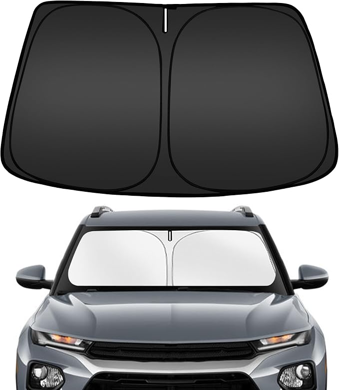 ARISMOTOR Windshield Sun Shade for Chevy Trailblazer 2021-2025 2026 | Custom Fit, Foldable, Front Window Sunshade Sun Visor Protector, Block UV Rays, Keep Car Cooler by ARISMOTOR