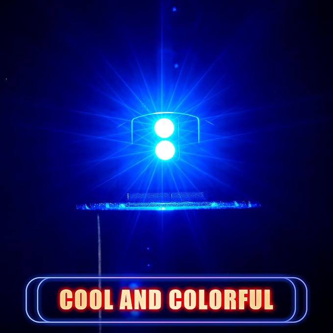 Frienda 6 Pieces Mini USB LED Car Light 8 Colors Atmosphere Lamp,Type A | Car LED Interior Lighting, 5v USB Atmosphere Light, Laptop Keyboard Office Decoration Night Lamp, Adjustable Brightness - Image 7