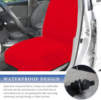 Car Towel Seat Cover, Waterproof Sweating Towel Non-Slip Front Seat Protector, Universal Soft Carseat Protective Cover for Gym Workout Running Swimming, Car Accessories (Red) - Image 4