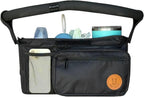 Universal Stroller Organizer with Insulated Cup Holders | Detachable Phone/Wipe Pouch & Shoulder Strap Stroller Caddy | Spacious, Fits Jogger, Umbrella, Travel & Pet Strollers by Unknown