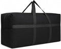 DoYiKe Canvas Storage Duffle Bag, Duffel Bag for Travel Black 60L by DoYiKe