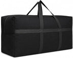 DoYiKe Large Canvas Storage Duffle Bag, Duffel Bag for Travel Black 80L by DoYiKe