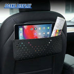 Car Seat Side Pocket Organizer, PU Leather Water-Resistant Car Console Storage Bag, Multifunctional Auto Interior Door Tray Pouch Organizer Accessories for Phone Keys Sunglasses (Black) - Image 4