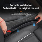 Car Seat Gap Filler, Seat Gap Organizer with Phone Holder, Car Seat Accessories, Car Organizer Fit Car SUV Truck-2PCS Gray - Image 5