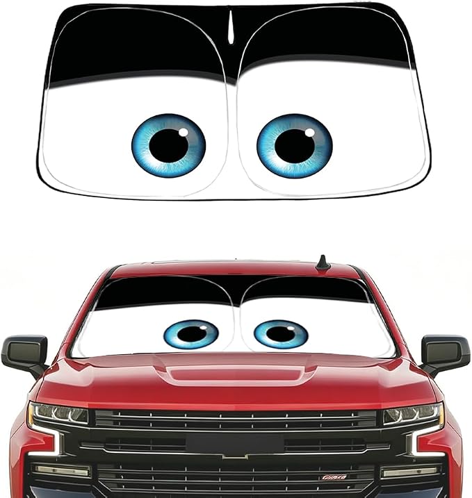 Gven Windshield Sun Shade for Chevrolet Silverado 1500 2019-2024 2025 2026 Car Accessories Sun Visor for Front Windshield & Window Sun Shade Cover, UV Heat Blocker & Protector (Silverado) by Gven