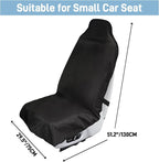 Waterproof Car Seat Cover Towel, Universal Fit Seat Protector for Cars and Small SUVs Anti-Slip Front Seat Protectors for Gym, Pets & Travel, Black, Machine Washable - Image 5