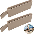 PH PandaHall 2pcs Car Seat Pockets Car Gap Filler Organizer Leather Seat Gap Storage Box Seats Catcher Holders Cars Console Side Organizer for Cars Accessories Phone Key Sunglasses Wallet Cards - Image 6