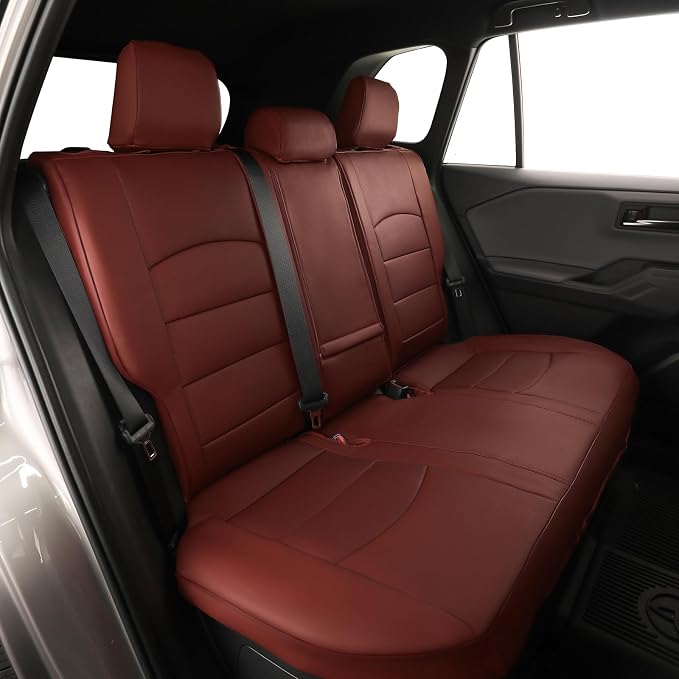 Custom Seat Covers for Toyota 2021-2026 Corolla Hatchback (Full Set,Wine) | 1:1 Custom Fit,Factory Look, - Image 4