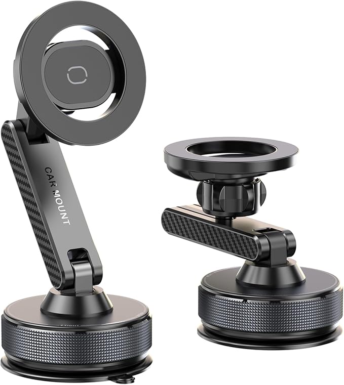 Phone Holder for Your Car Vacuum Magnetic Car Phone Holder for Magsafe 360° Adjustable Car Phone Mount Cell Phone Holders for Your Car for iPhone 17 16 15 14 13 12 Pro Max Plus Air - Image 7