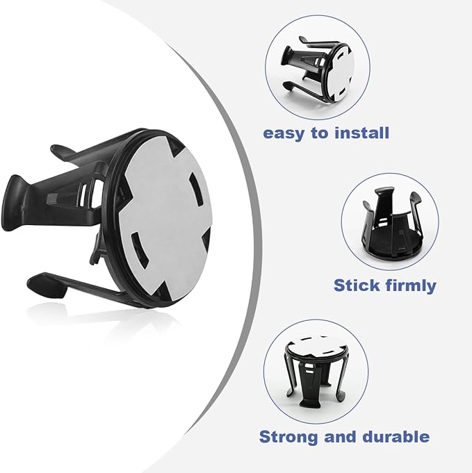 Zpana Car Slim Can Cup Holder Adapter, Vehicle Energy Drink Holder Insert, Reversible Wiggle Free Automotive Cup Holder Expander Accessories, Universal for SUV, Sedan, Truck(1PC) - Image 3
