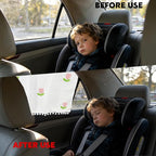 Car Side Window Sun Shade Privacy Curtain for Baby, Car Window Screen, 25"x18" Sun Protection Curtain, Blackout UV Protection Window Shades with Suction Cup for Back Seat (Five Tulips) - Image 6