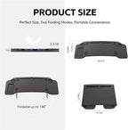 Foldable Car Table,Steering Wheel Desk for Laptop/Meal Tray Travel, 2-in-1 | Portable/Reinforced,Fit for Most Vehicles,Work Surface 30.31" x 14.96",Drink Holder & Phone Slot Included,Installs in Seconds - Image 8