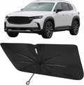 Proadsy Custom Fit Windshield Sun Shade Umbrella for 2023-2026 Mazda CX-50 | Advanced Ice Crystal Material, -54°F Cooler, Zero-Gap Sunblock, Instant Setup & Foldable Design for Summer Parking, Daily Use by Proadsy