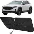Proadsy Custom Fit Windshield Sun Shade Umbrella for 2023-2026 Mazda CX-50 | Advanced Ice Crystal Material, -54°F Cooler, Zero-Gap Sunblock, Instant Setup & Foldable Design for Summer Parking, Daily Use by Proadsy