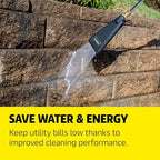 Kärcher eco!Booster Pressure Washer Nozzle - Universal 1/4" Quick Connect Nozzle for 50% More Cleaning Power on Cars, Fences, and Patio Furniture - Image 3