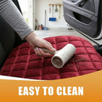 YoRise Car Seat Cushion, Car Driver Seats Protector Cover Red | Soft Plush Auto Seat Pad with Storage Pocket, Car Seat Cover with Non-Slip Rubber Bottom, Winter Vehicle Accessory - Image 6